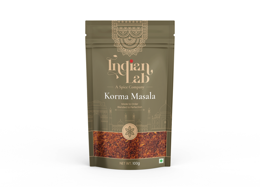 Korma Masala – mild golden spice blend with cardamom, fennel, and poppy seeds | The Indian Lab
