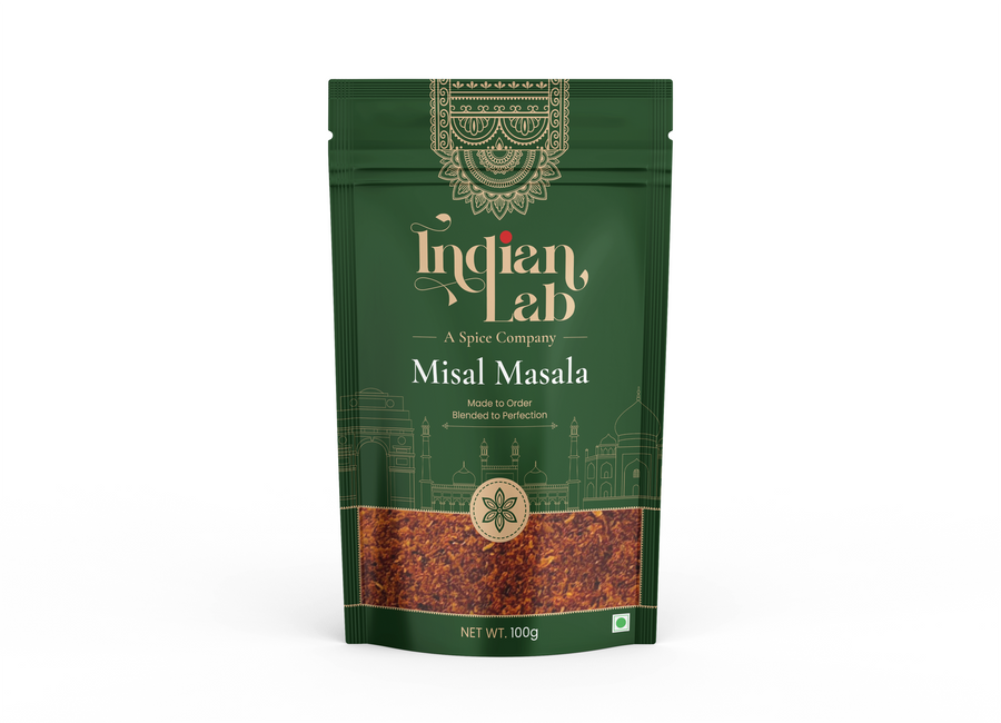 Misal Masala – fiery red Maharashtrian spice blend with Kolhapuri chilli and coconut | The Indian Lab